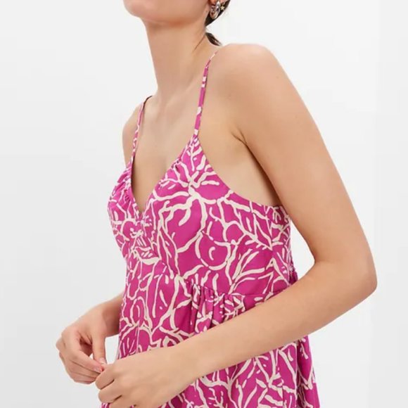 Deep V-Neck Cami Midi Dress - NWT - Picture 2 of 5